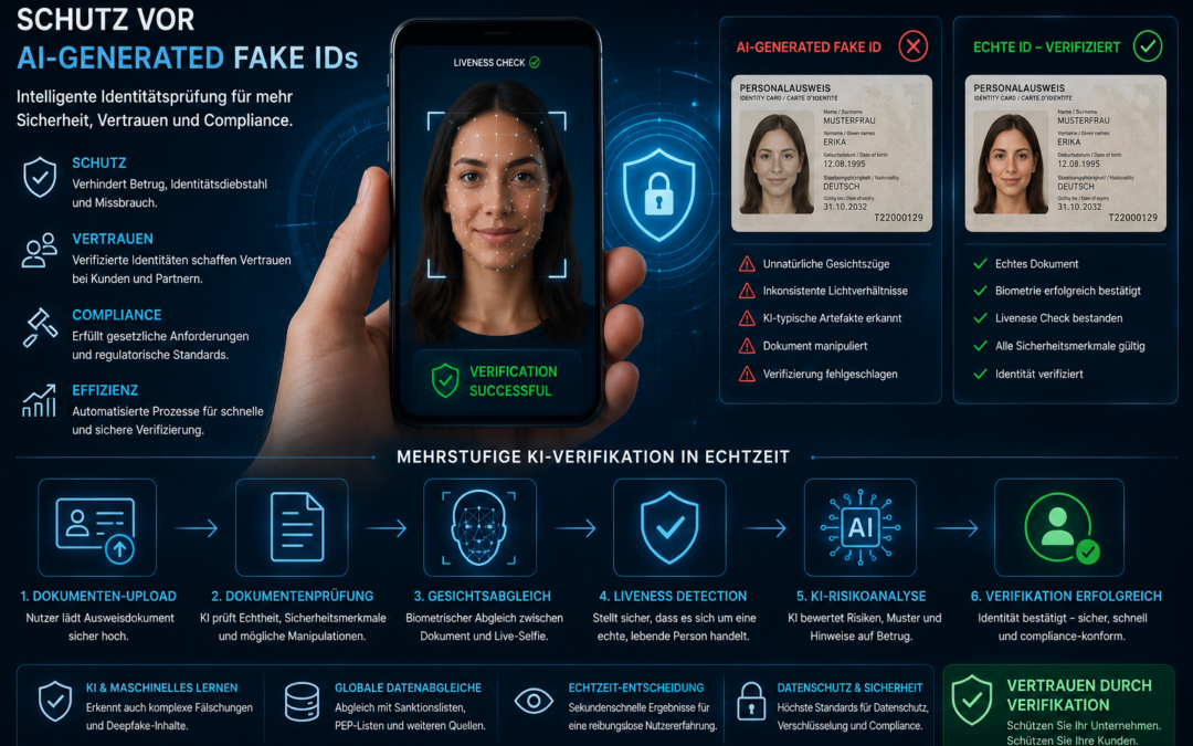 Why identity verification is more important than ever: The fight against AI-generated fake IDs in the customer portfolio