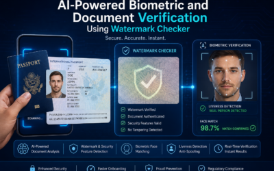 AI-Powered Biometric and Document Verification Using Watermark Checker: Strengthening Digital Identity Verification and Fraud Prevention