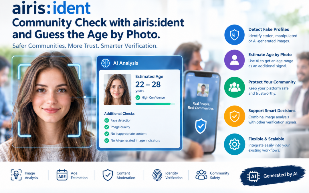 Community Check with airis:ident: Guess the age by Photo. How Age Estimation by Photo Can Support Safer Online Communities in 2026ff.